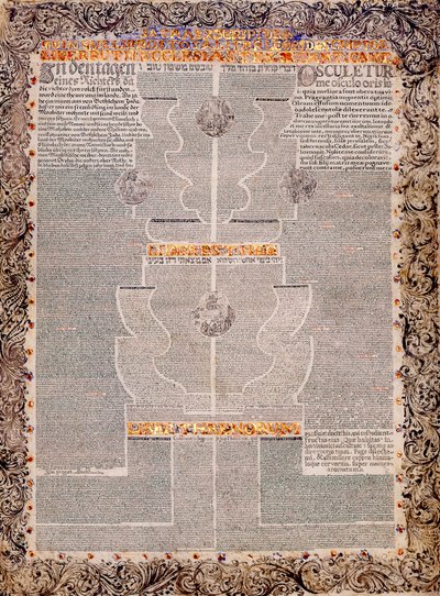 De fem rullene i flerspråklig mikrografi Ruth, Song of Songs, Ecclesiastes, Esther og Lamentat ... av Scribe and illuminator  Aaron Wolf Herlingen